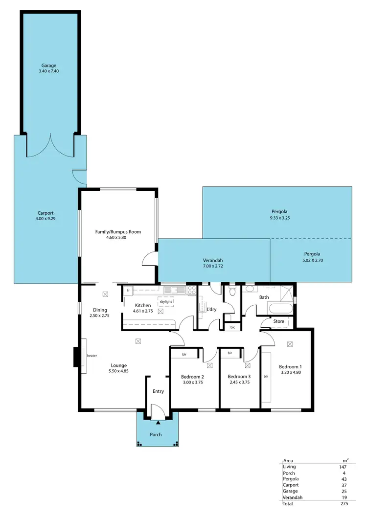Floorplan of Homely house listing, 24 Parsons Street, Oaklands Park SA 5046