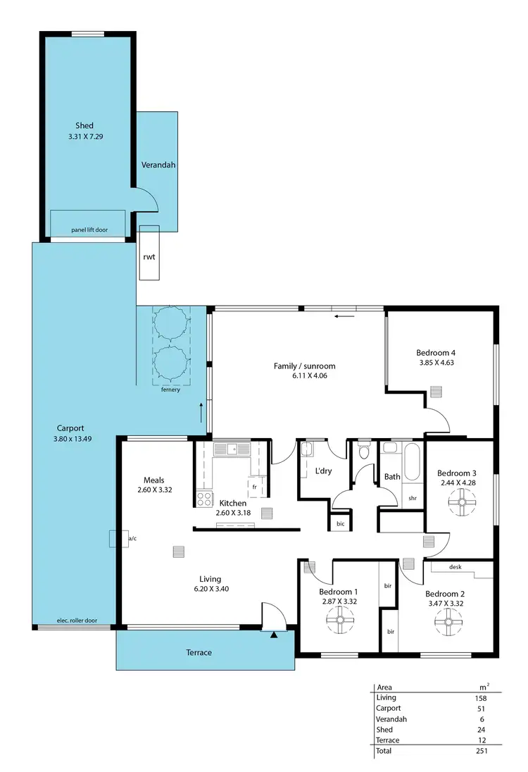 Floorplan of Homely house listing, 83 Sunshine Avenue, Hove SA 5048