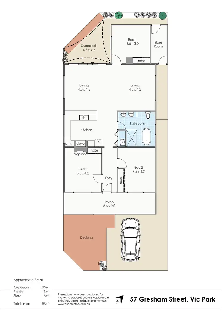 Floorplan of Homely house listing, 57 Gresham Street, Victoria Park WA 6100