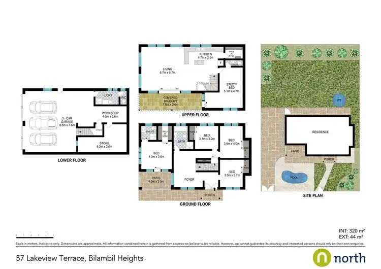 Floorplan of Homely house listing, 57 Lakeview Terrace, Bilambil Heights NSW 2486