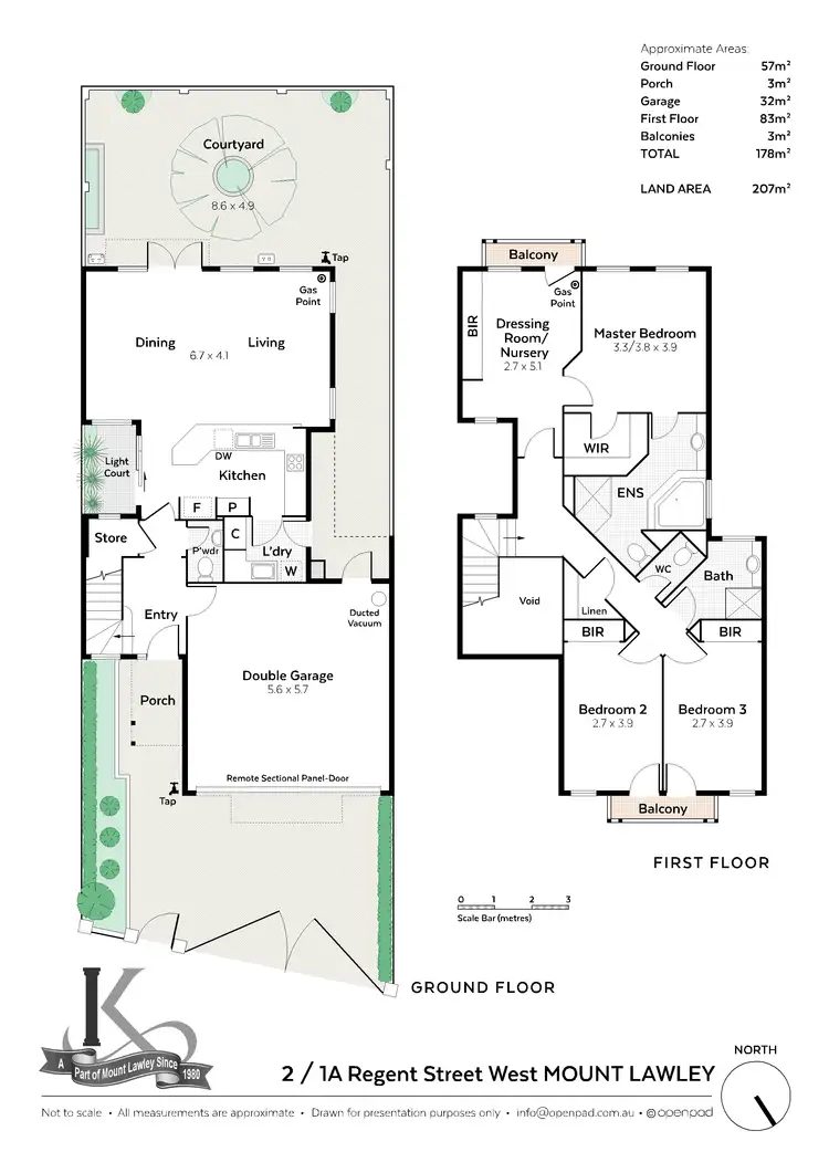 Floorplan of Homely house listing, 2/1A Regent Street West, Mount Lawley WA 6050