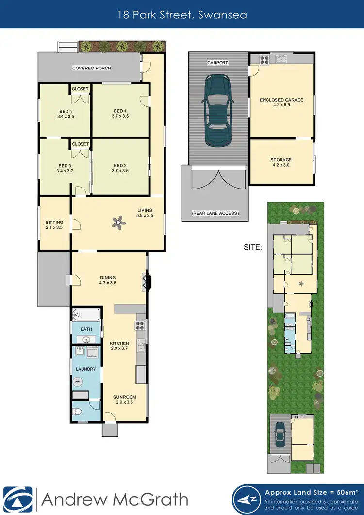 Floorplan of Homely house listing, 18 Park Street, Swansea NSW 2281