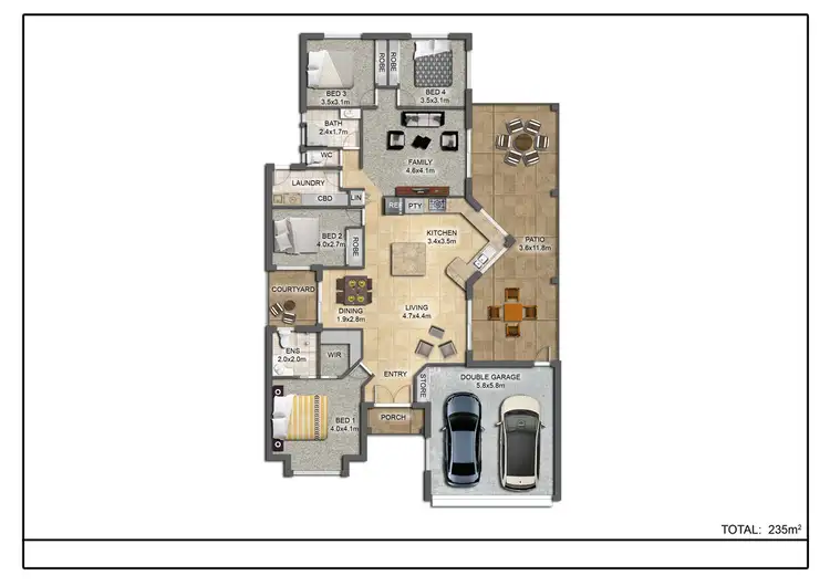 Floorplan of Homely house listing, 5 Jardine Court, Douglas QLD 4814