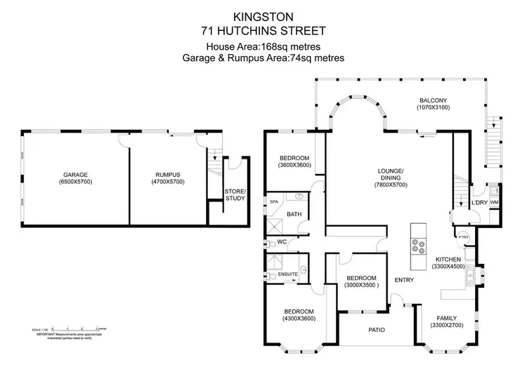 Floorplan of Homely house listing, 71 Hutchins Street, Kingston TAS 7050