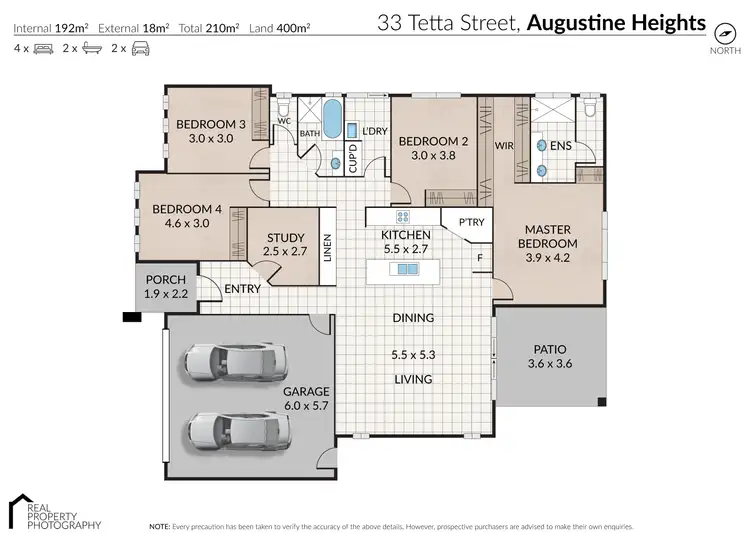 Floorplan of Homely house listing, 33 Tetta Street, Augustine Heights QLD 4300