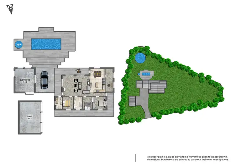 Floorplan of Homely rural property listing, 291B Brooman Road, Milton NSW 2538