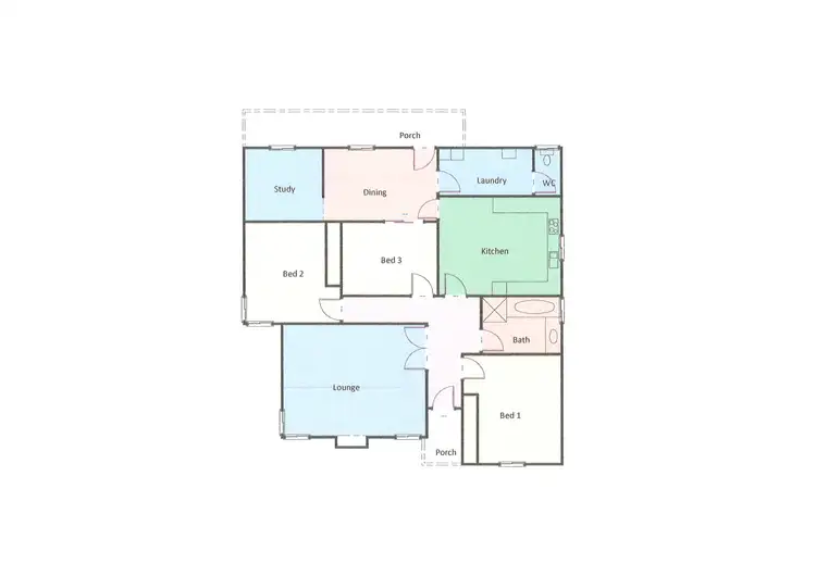 Floorplan of Homely house listing, 8 Clay Street, Ararat VIC 3377