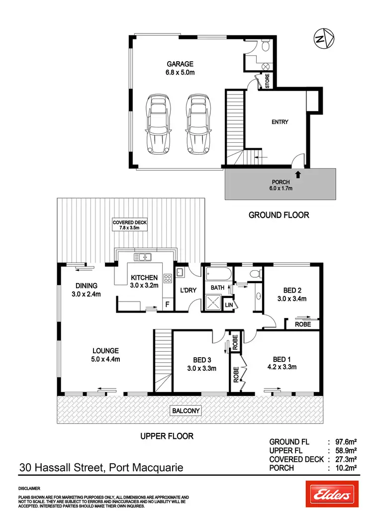 Floorplan of Homely house listing, 30 Hassall Street, Port Macquarie NSW 2444