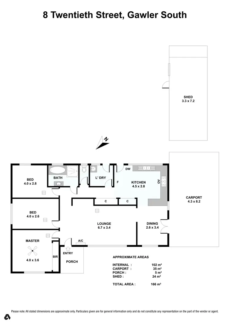 Floorplan of Homely house listing, 8 Twentieth Street, Gawler South SA 5118