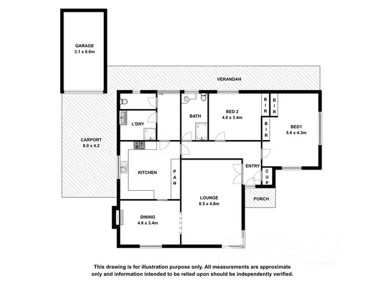 Floorplan of Homely house listing, 5 John Street, Kalangadoo SA 5278