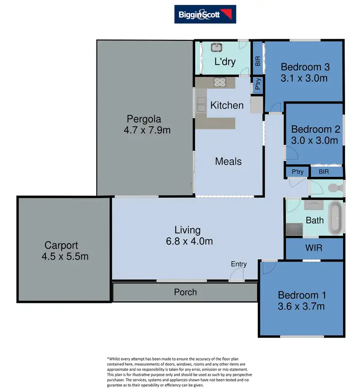 Floorplan of Homely house listing, 29 Melaleuca Drive, Hoppers Crossing VIC 3029
