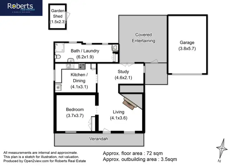 Floorplan of Homely house listing, 14 Vicary Street, Triabunna TAS 7190
