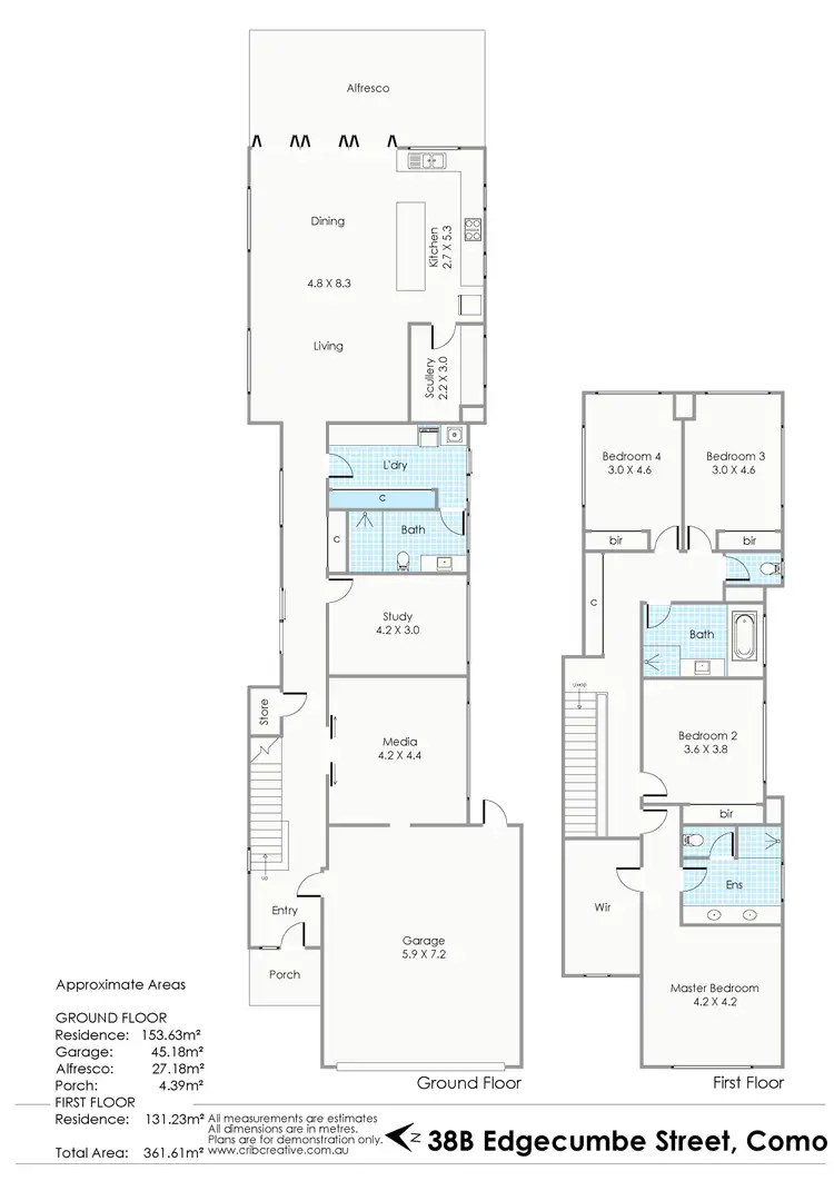 Floorplan of Homely house listing, 38B Edgecumbe Street, Como WA 6152
