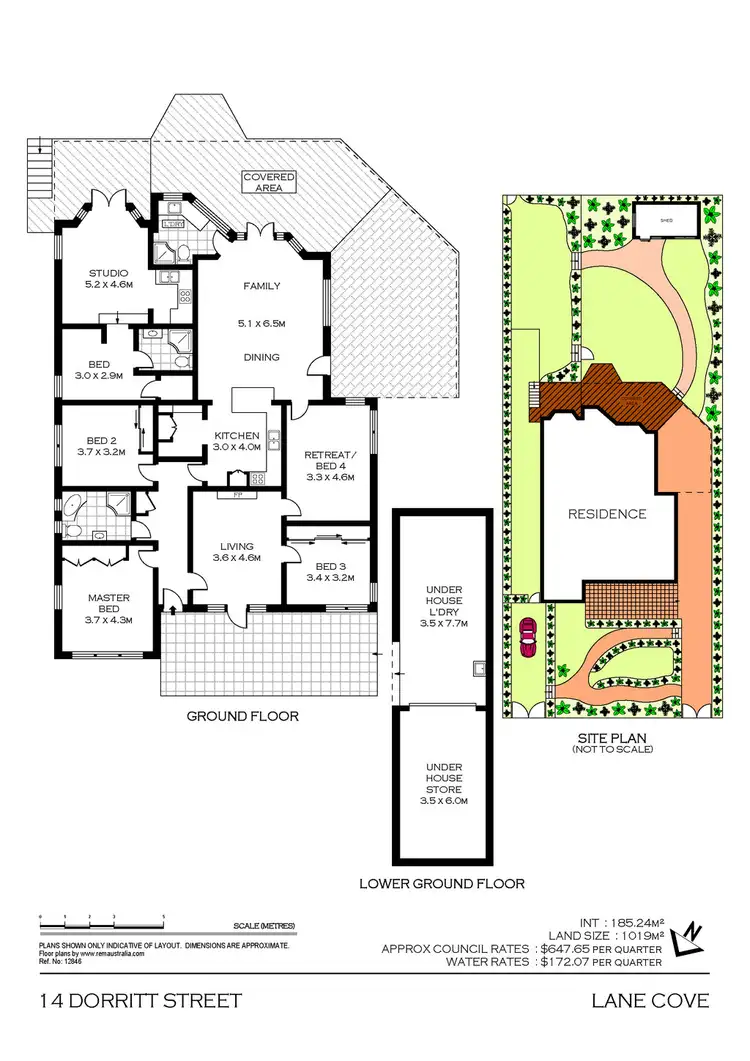 Floorplan of Homely house listing, 14 Dorritt Street, Lane Cove NSW 2066