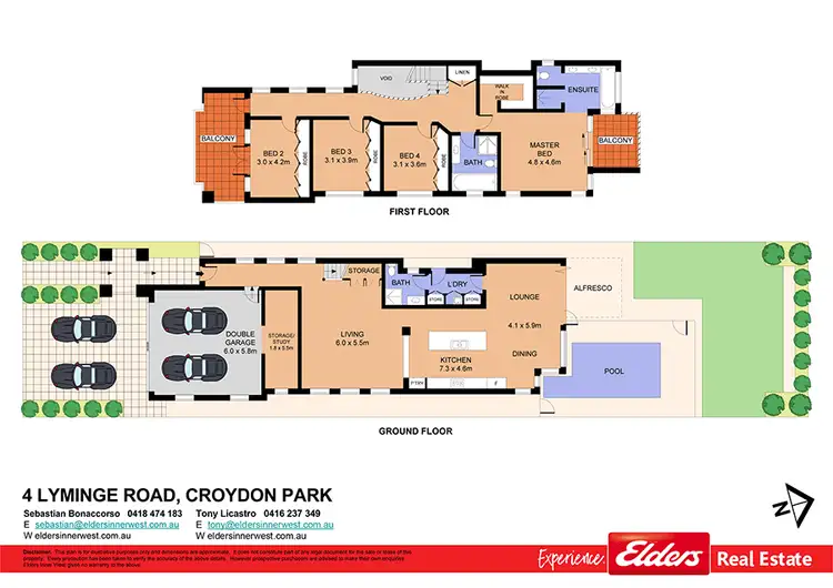 Floorplan of Homely house listing, 4 Lyminge Road, Croydon Park NSW 2133