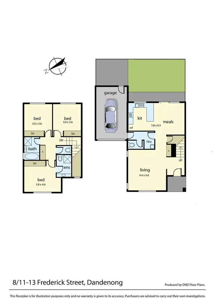 Floorplan of Homely townhouse listing, 8/11-13 Frederick Street, Dandenong VIC 3175