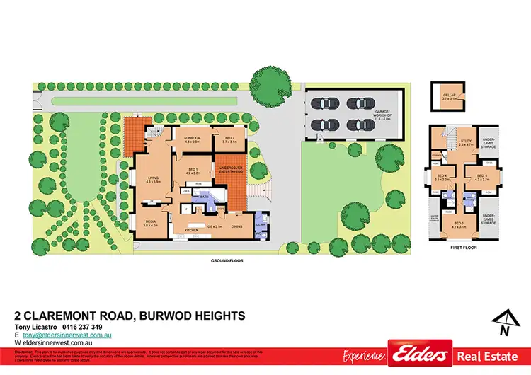 Floorplan of Homely house listing, 2 Claremont Road, Burwood Heights NSW 2136