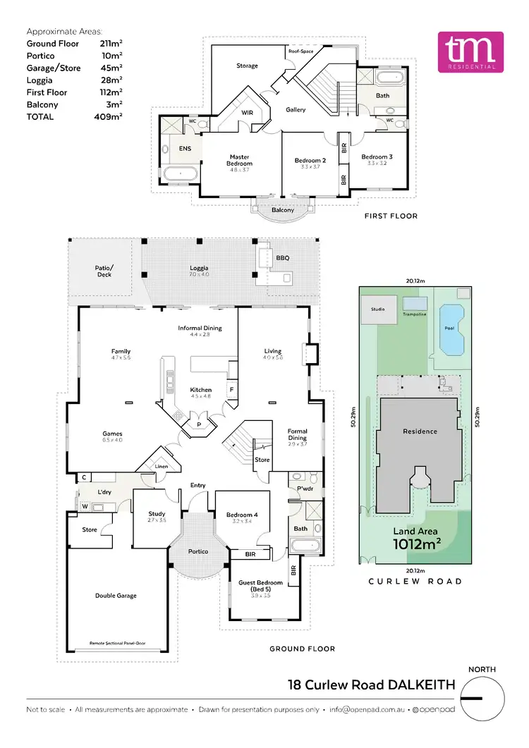 Floorplan of Homely house listing, 18 Curlew Road, Dalkeith WA 6009