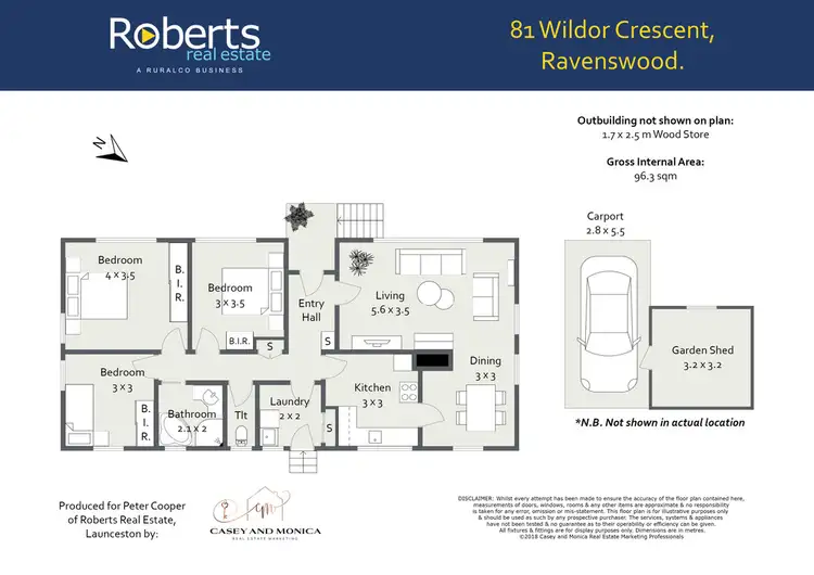 Floorplan of Homely house listing, 81 Wildor Crescent, Ravenswood TAS 7250