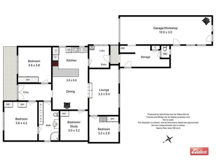 Floorplan of Homely house listing, 21 Turrung Street, Cooee TAS 7320