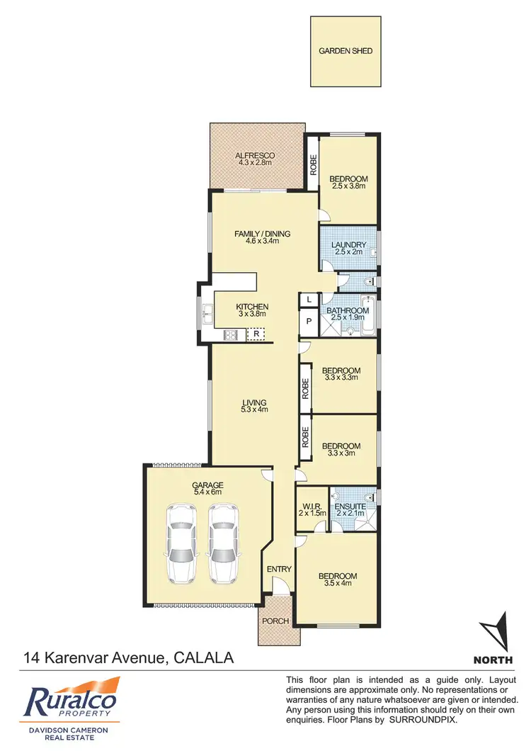 Floorplan of Homely house listing, 14 Karenvar Avenue, Tamworth NSW 2340