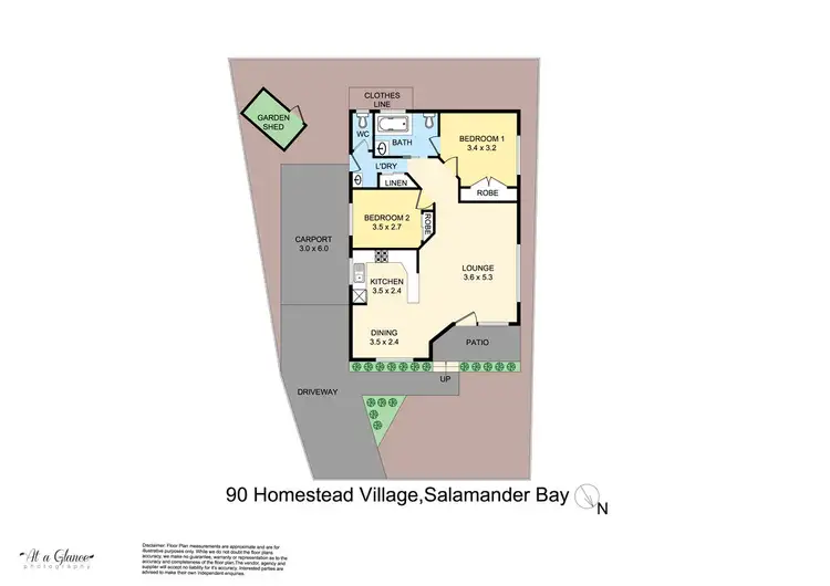 Floorplan of Homely villa listing, 90-8 Homestead Street, Salamander Bay NSW 2317