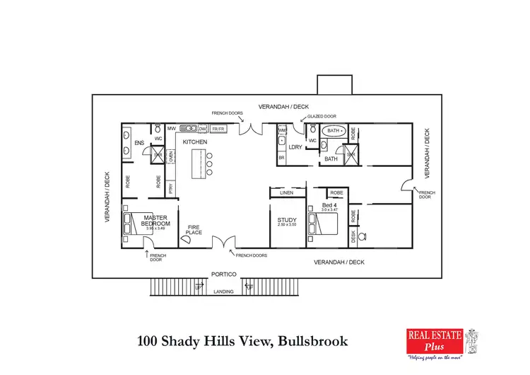 Floorplan of Homely house listing, 100 Shady Hills View, Bullsbrook WA 6084