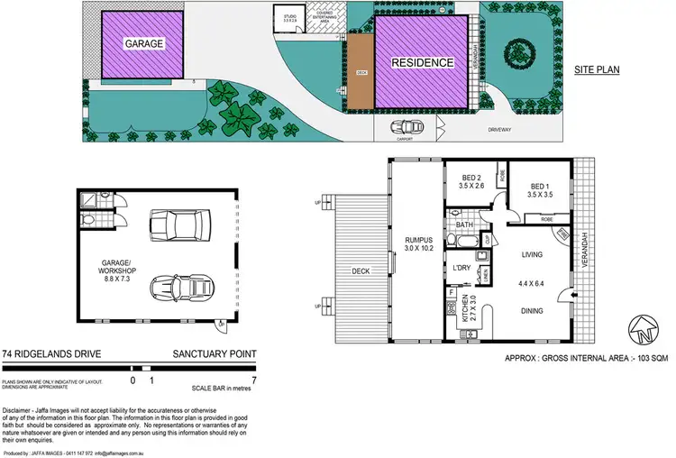 Floorplan of Homely house listing, 74 Ridgelands Drive, Sanctuary Point NSW 2540