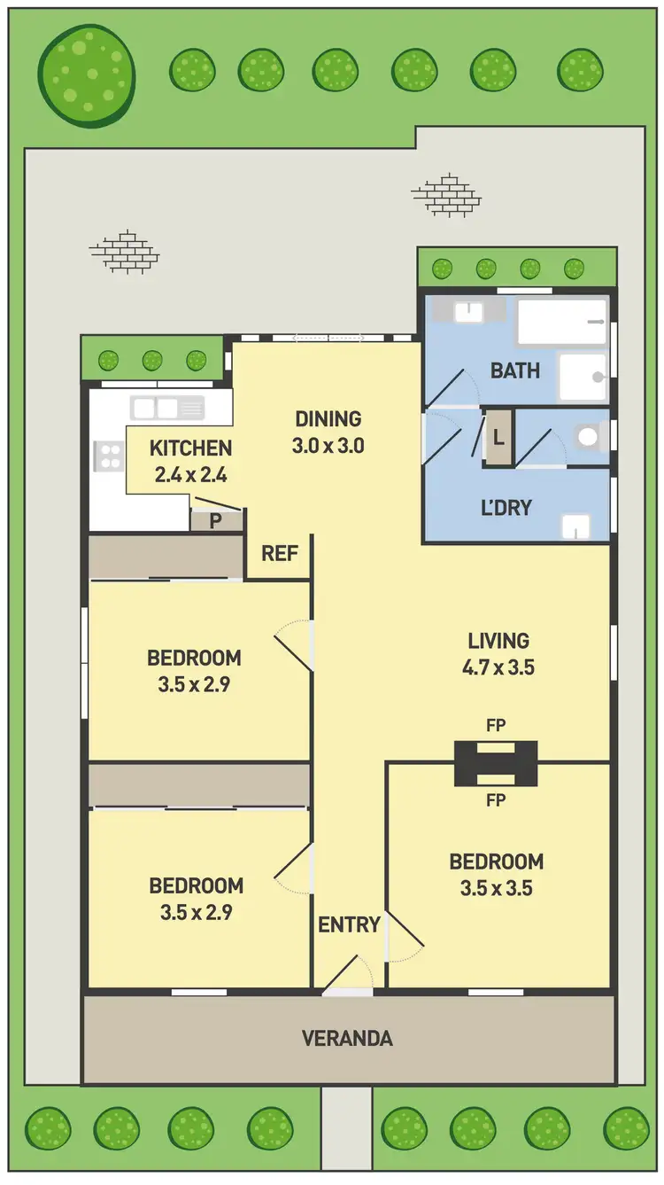 Floorplan of Homely house listing, 26 Walter Street, Seddon VIC 3011