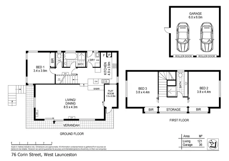 Floorplan of Homely house listing, 76 Corin Street, West Launceston TAS 7250