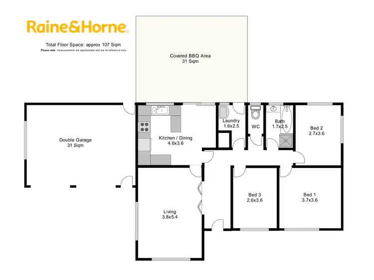 Floorplan of Homely house listing, 1 Jordan Place, Bridgewater TAS 7030