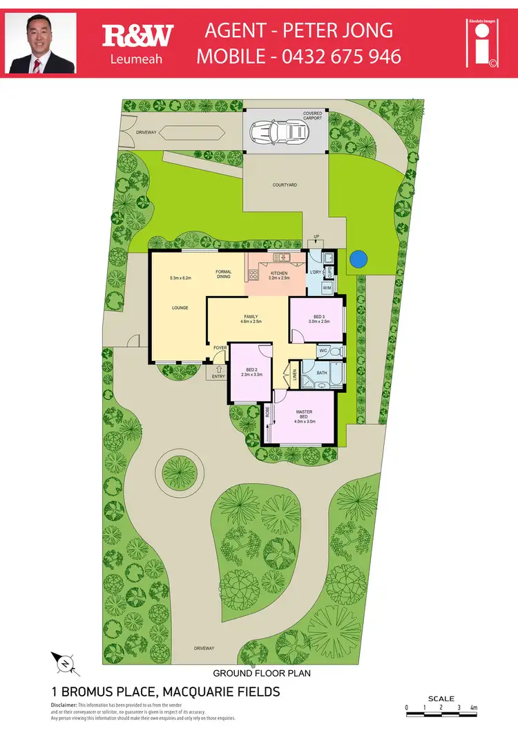 Floorplan of Homely house listing, 1 Bromus Place, Macquarie Fields NSW 2564