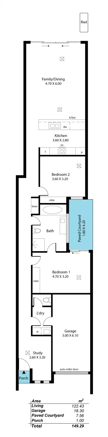 Floorplan of Homely house listing, 4A Melbourne Street, Sturt SA 5047