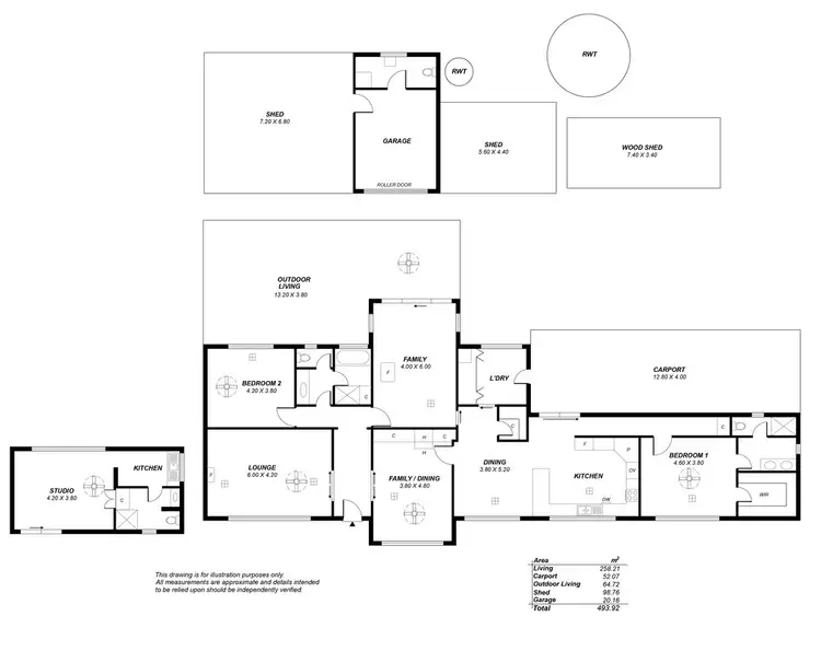 Floorplan of Homely house listing, 1352 Brookman Road, Dingabledinga SA 5172