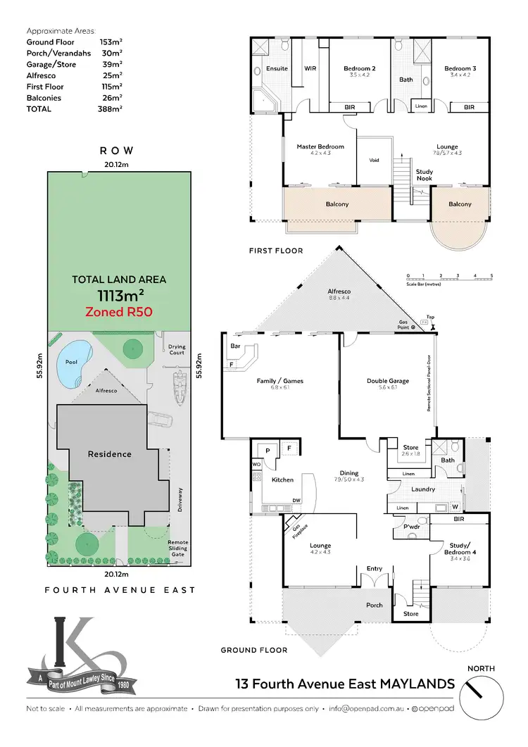 Floorplan of Homely house listing, 13 Fourth Avenue East, Maylands WA 6051