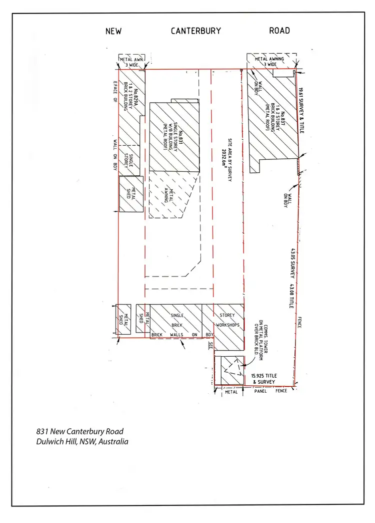 Floorplan of Homely other listing, 831 New Canterbury Road, Dulwich Hill NSW 2203