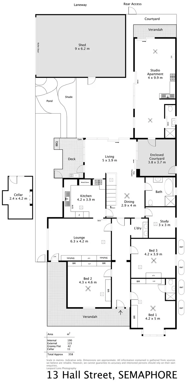 Floorplan of Homely house listing, 13 Hall Street, Semaphore SA 5019
