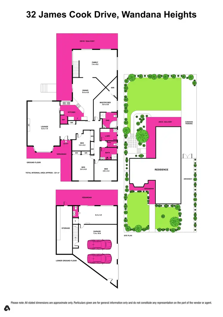 Floorplan of Homely house listing, 32 James Cook Drive, Wandana Heights VIC 3216
