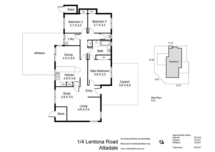 Floorplan of Homely house listing, 1/4 Lentona Road, Attadale WA 6156