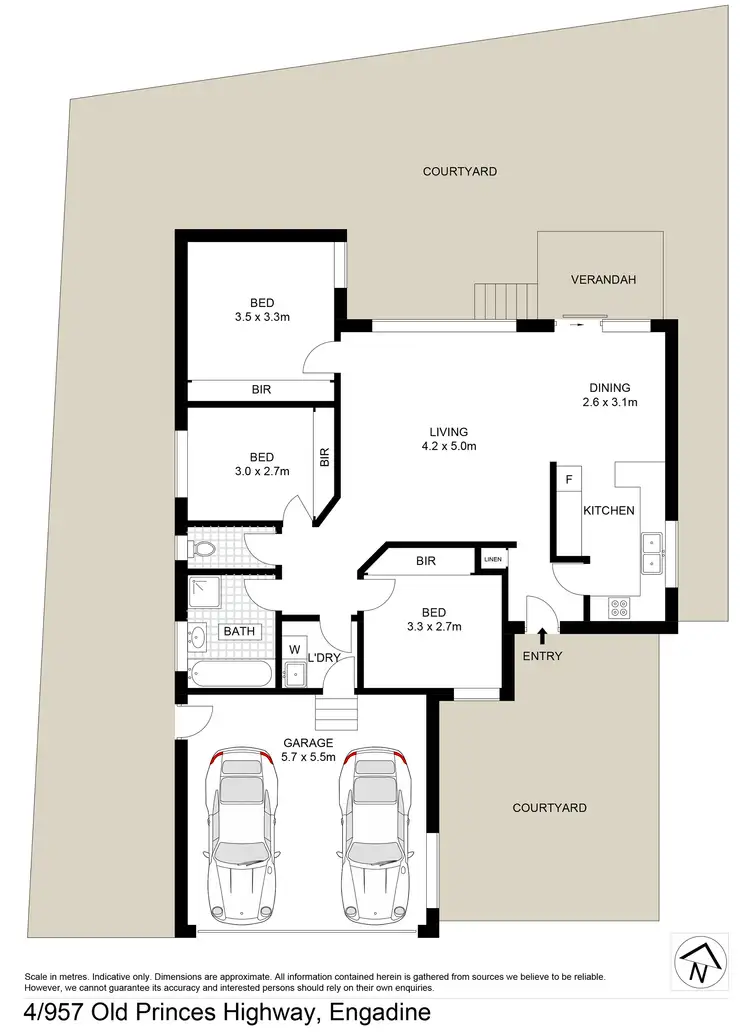 Floorplan of Homely villa listing, 4/957-959 Old Princes Highway, Engadine NSW 2233