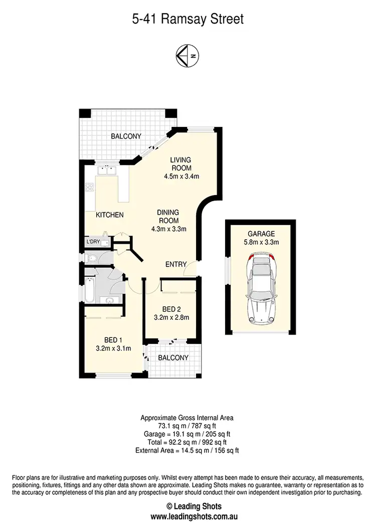Floorplan of Homely apartment listing, 5/39 Ramsay Street, Kedron QLD 4031