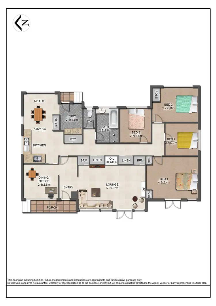 Floorplan of Homely house listing, 95 Lawson Street, Mudgee NSW 2850