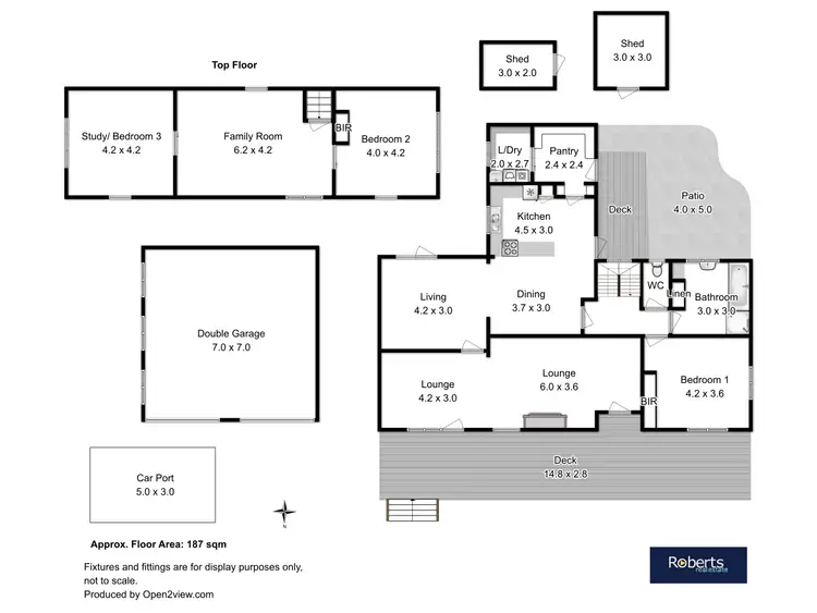 Floorplan of Homely house listing, 182 Coningham Road, Coningham TAS 7054