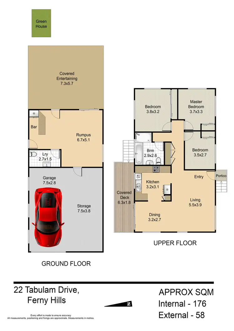 Floorplan of Homely house listing, 22 Tabulam Drive, Ferny Hills QLD 4055