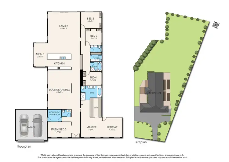 Floorplan of Homely house listing, 55 Ebeli Close, Narre Warren North VIC 3804