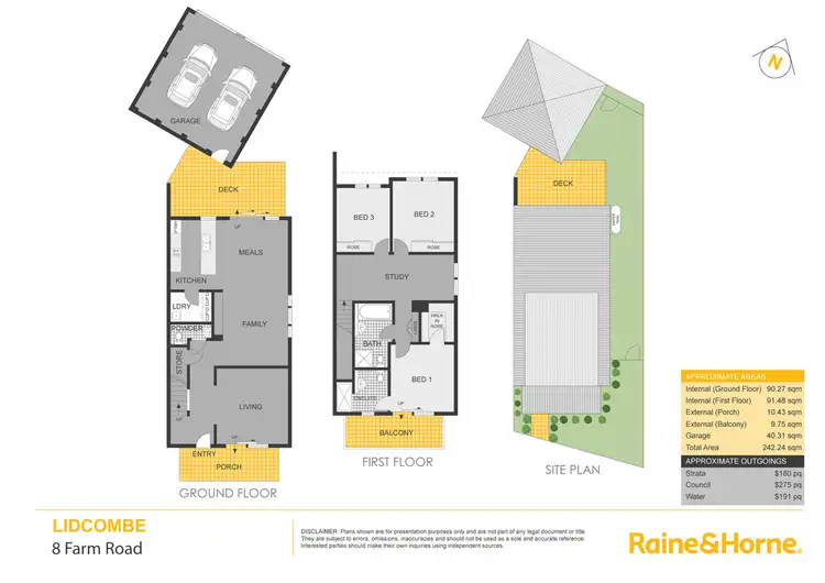 Floorplan of Homely townhouse listing, 8 Farm Road, Lidcombe NSW 2141