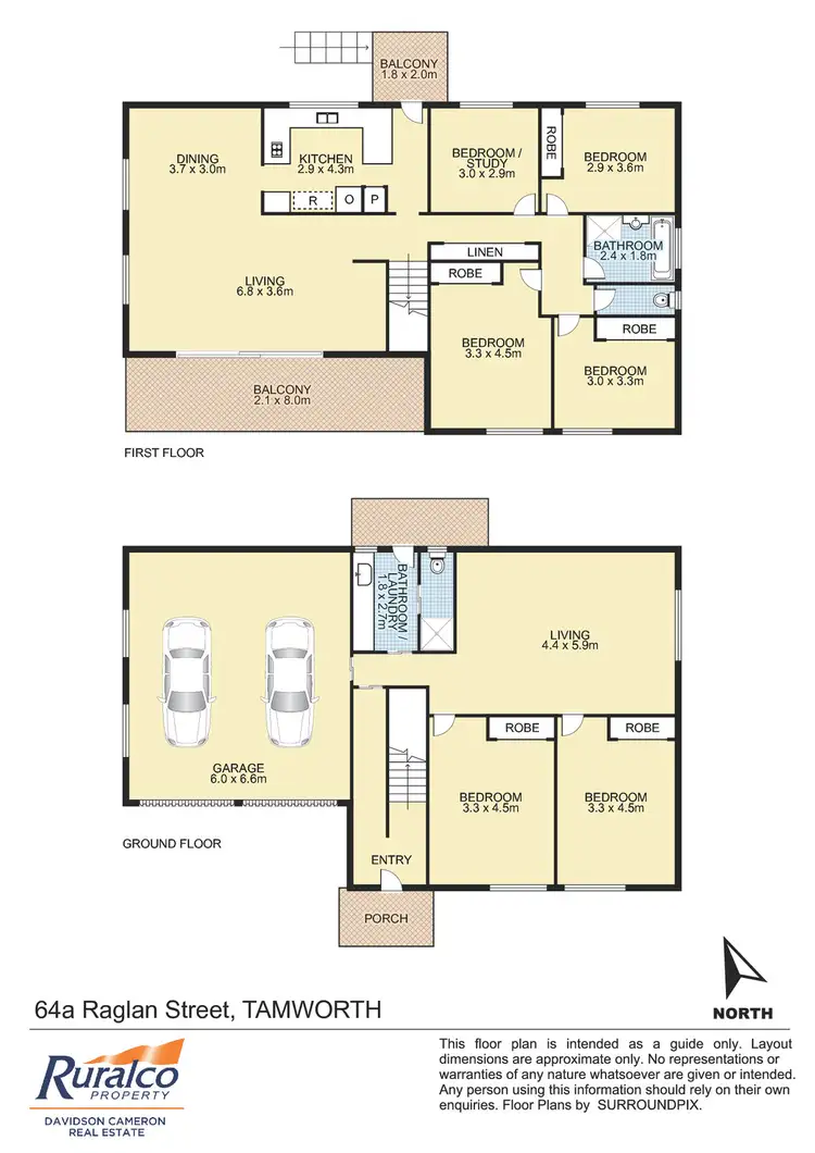 Floorplan of Homely house listing, 64a Raglan Street, Tamworth NSW 2340