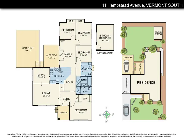 Floorplan of Homely house listing, 11 Hempstead Avenue, Vermont South VIC 3133