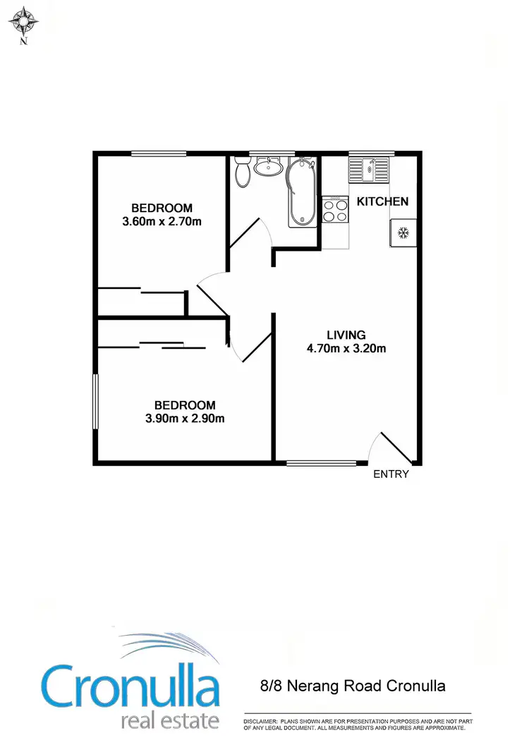 Floorplan of Homely apartment listing, 8/8 Nerang Road, Cronulla NSW 2230