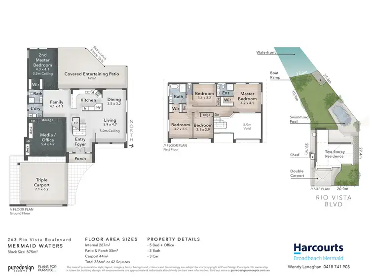 Floorplan of Homely house listing, 263 Rio Vista Boulevard, Mermaid Waters QLD 4218